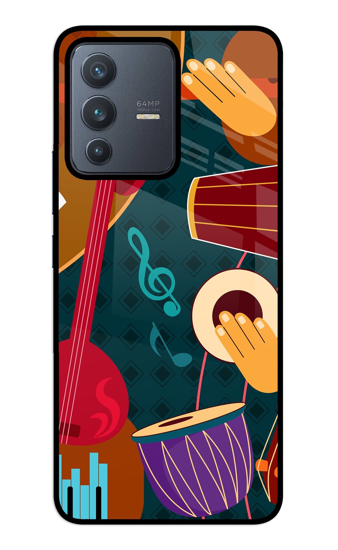 Music Instrument Vivo V23 5G Back Cover