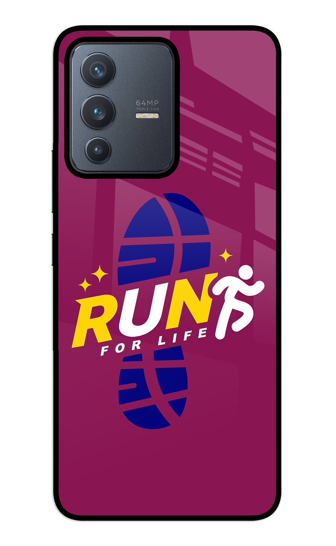 Run for Life Vivo V23 5G Back Cover