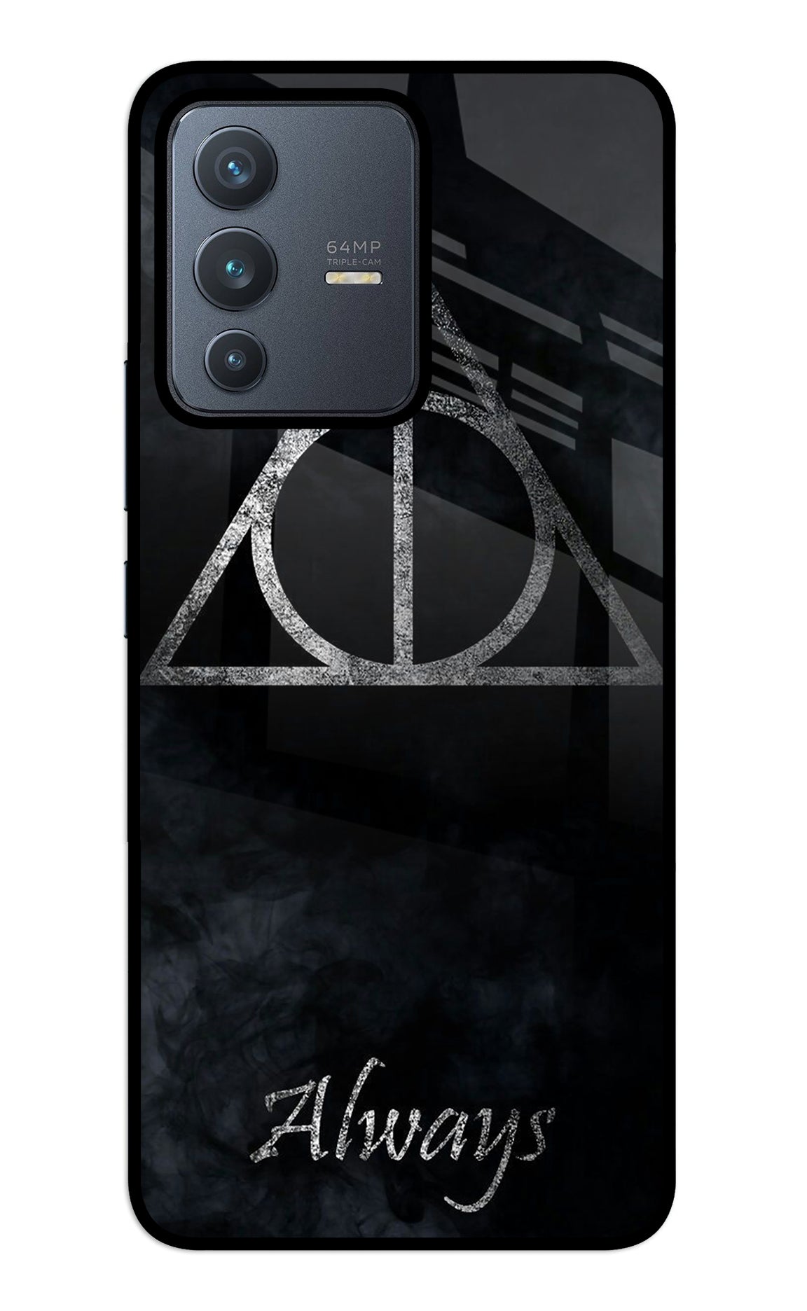 Deathly Hallows Vivo V23 5G Glass Case