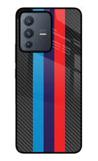 BMW Stripes Pattern Vivo V23 5G Glass Case