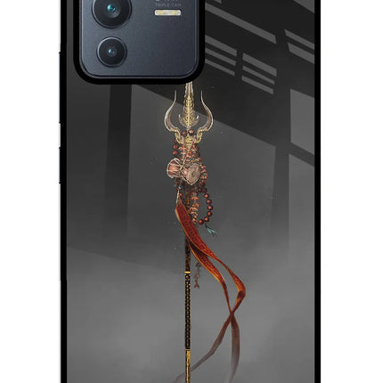 Shiv Trishul Vivo V23 5G Glass Case