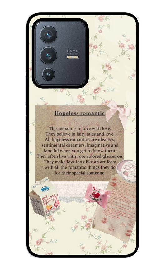 Hopeless Romantic Vivo V23 5G Glass Case