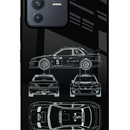 WRC'99 Vivo V23 5G Glass Case