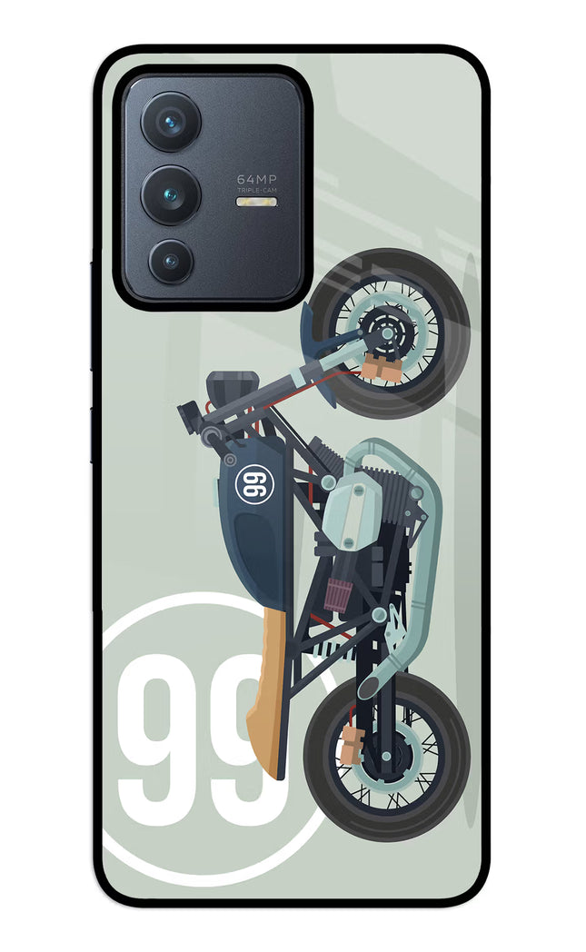 Classic Cafe Racer 99 Vivo V23 5G Glass Case