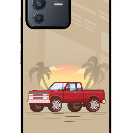 Desert Classic Drive Vivo V23 5G Glass Case