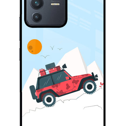 Mountain Trail Beast Vivo V23 5G Glass Case