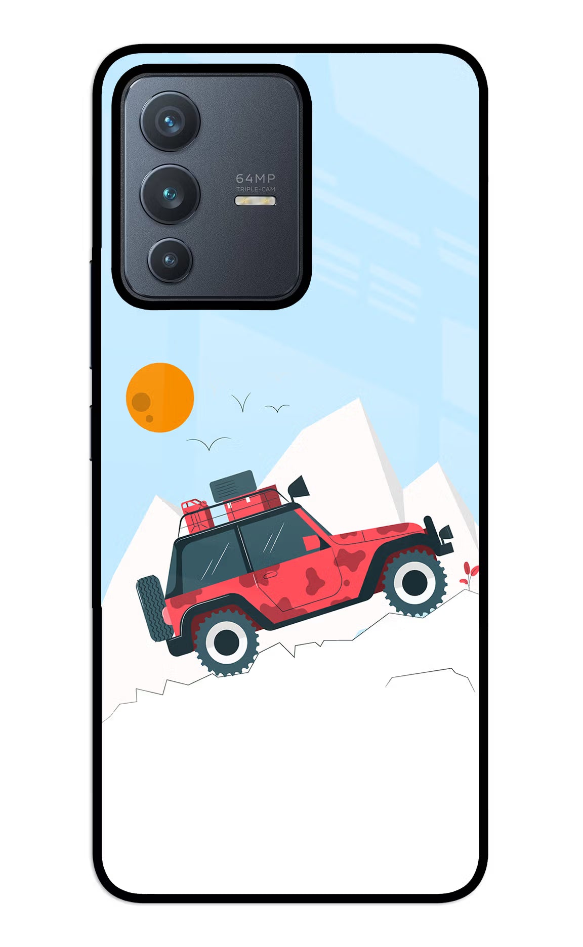 Mountain Trail Beast Vivo V23 5G Glass Case