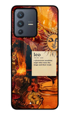 Leo Zodiac Vivo V23 5G Glass Case