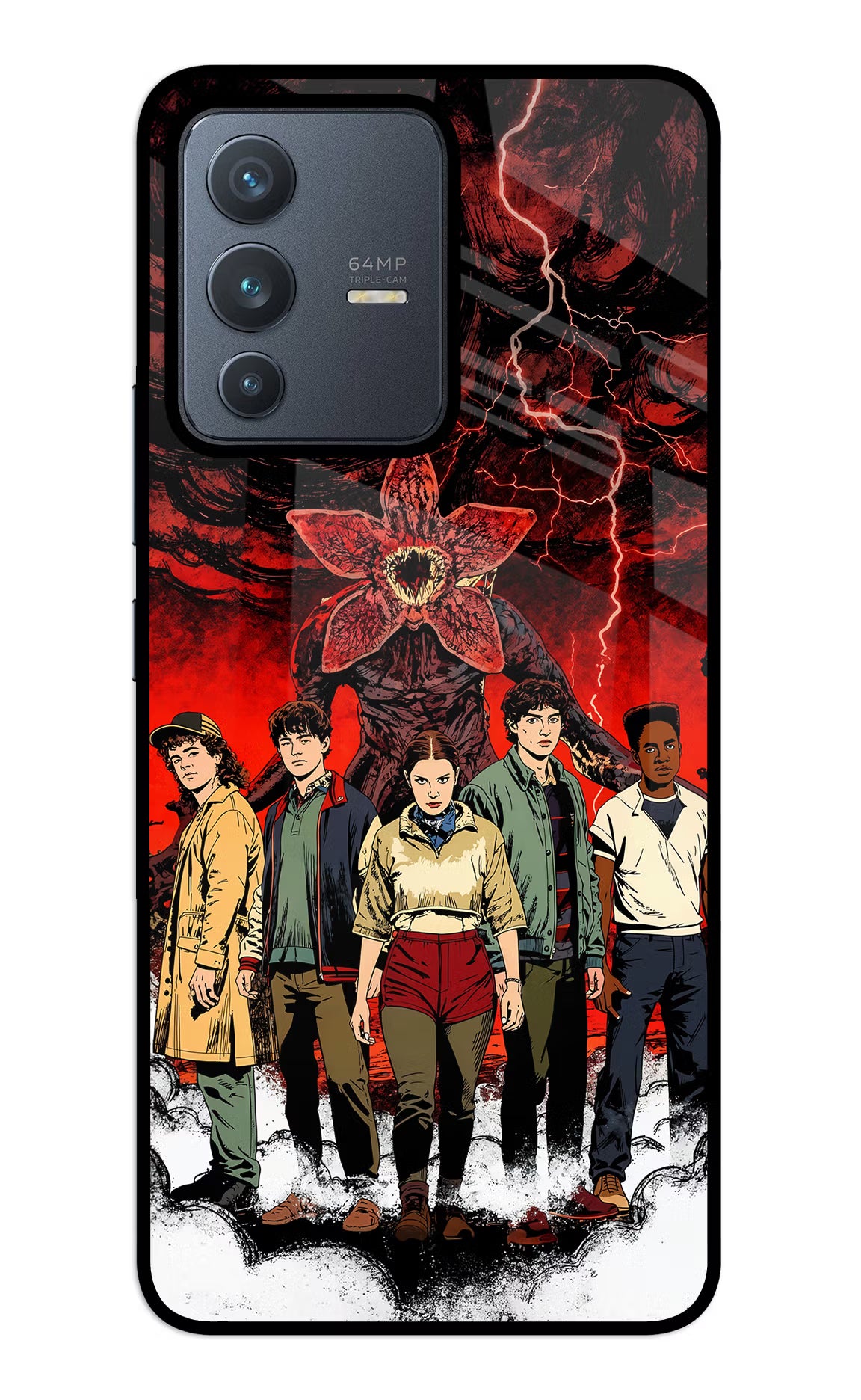 Ordinary Things Characters Vivo V23 5G Glass Case