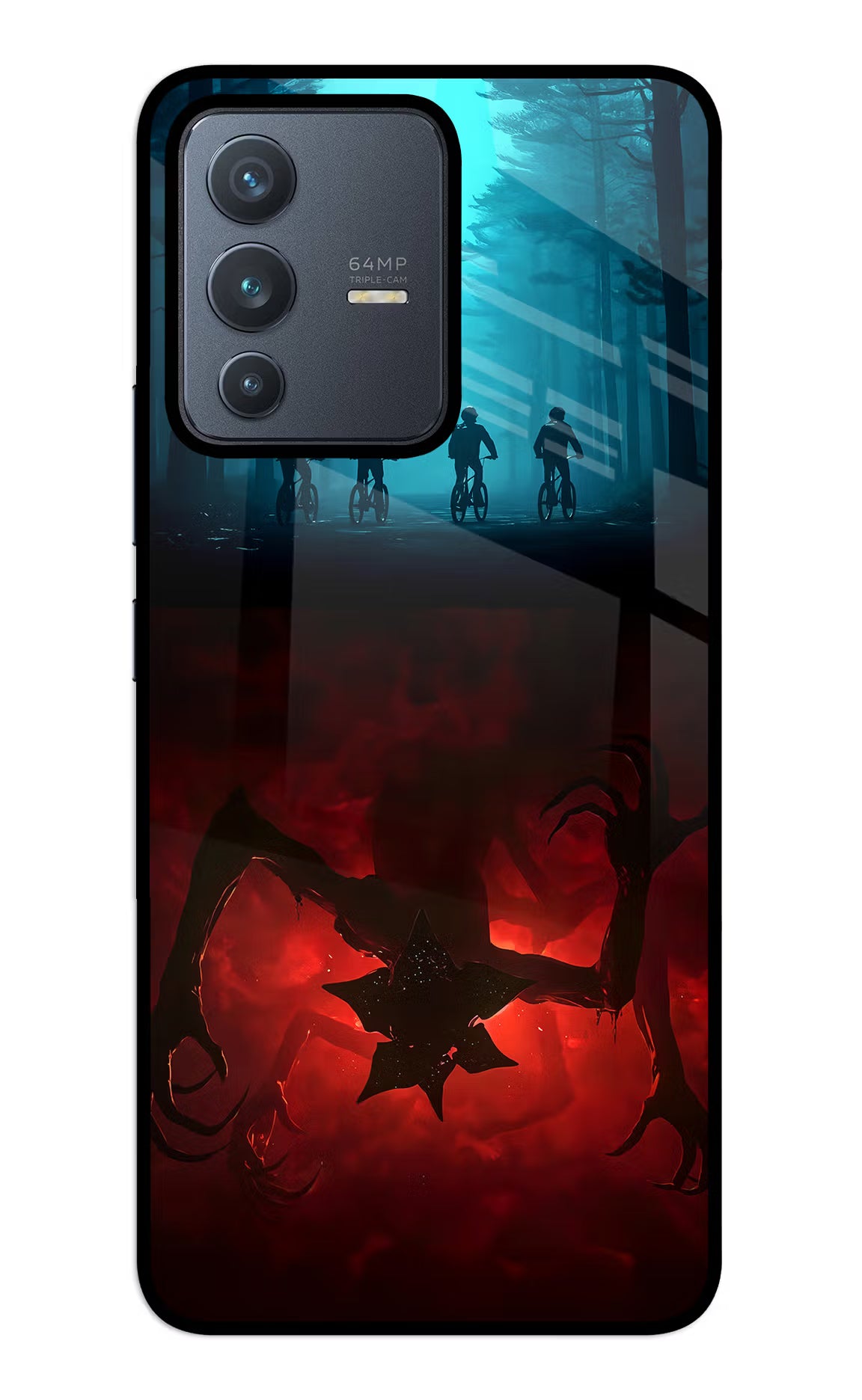 Ordinary Things Downside Up Vivo V23 5G Glass Case