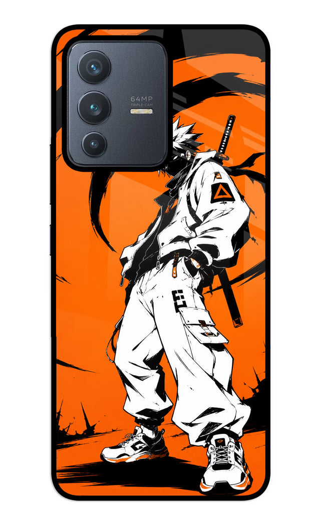 Street Samurai  Vivo V23 5G Glass Case