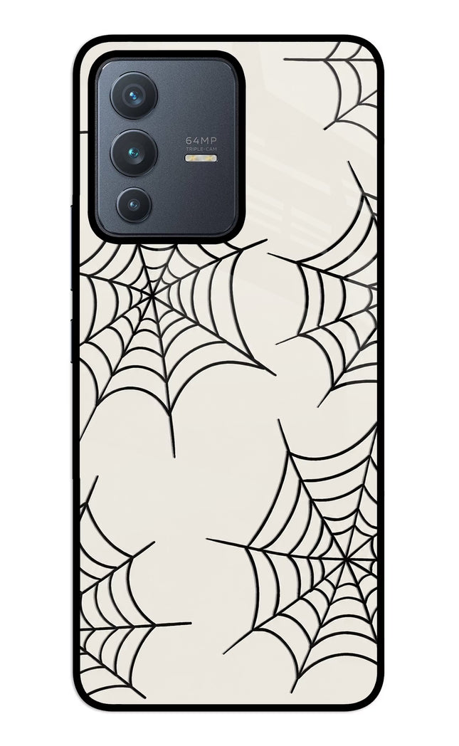 Spider Web Vivo V23 5G Glass Case
