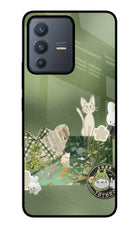 Aesthetic anime Vivo V23 5G Glass Case