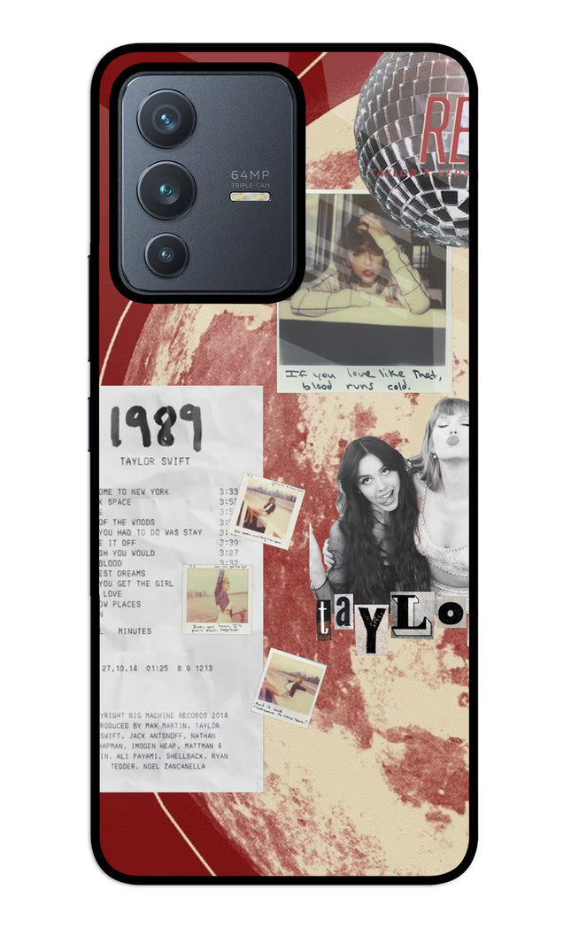 Taylor Swift Vivo V23 5G Glass Case