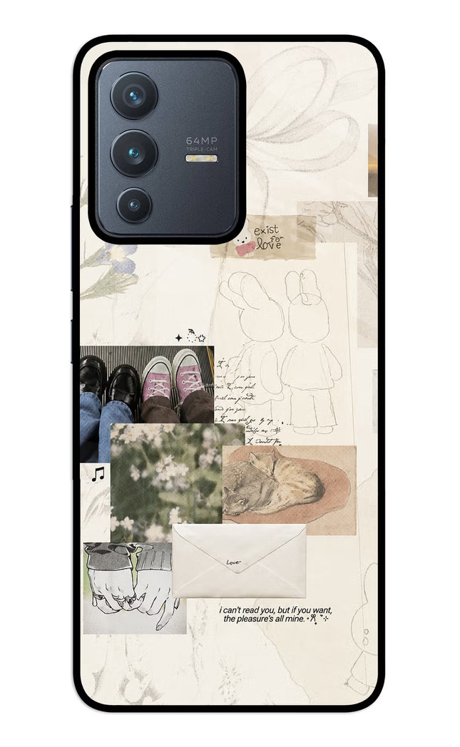 Soft Aesthetic Vivo V23 5G Glass Case