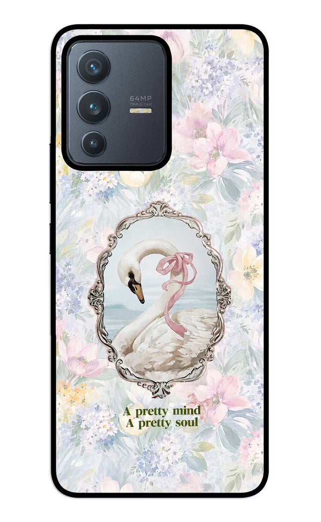 Pretty Mind Pretty Soul Vivo V23 5G Glass Case
