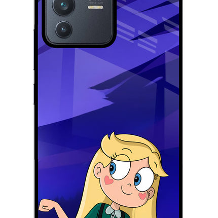 Star Glow Vivo V23 5G Glass Case