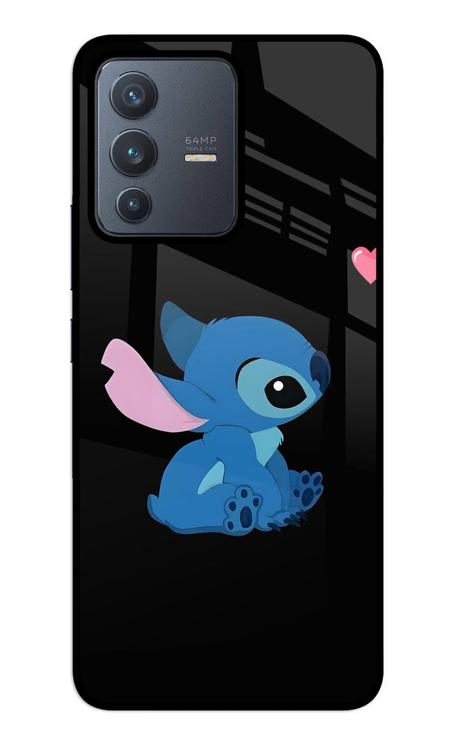 Stitch Crush Vivo V23 5G Glass Case