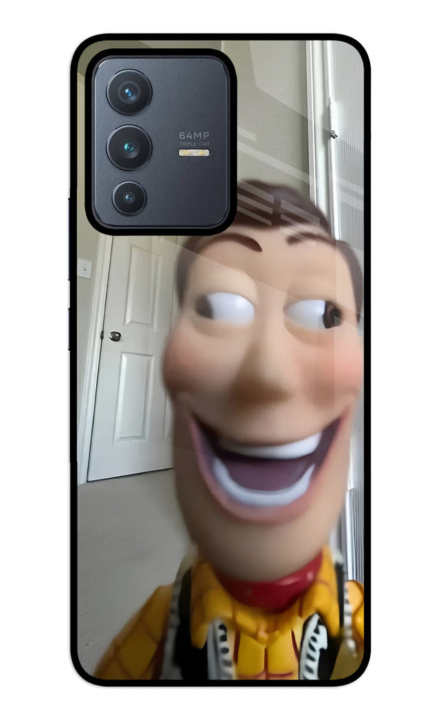 Side Eye Woody Vivo V23 5G Glass Case