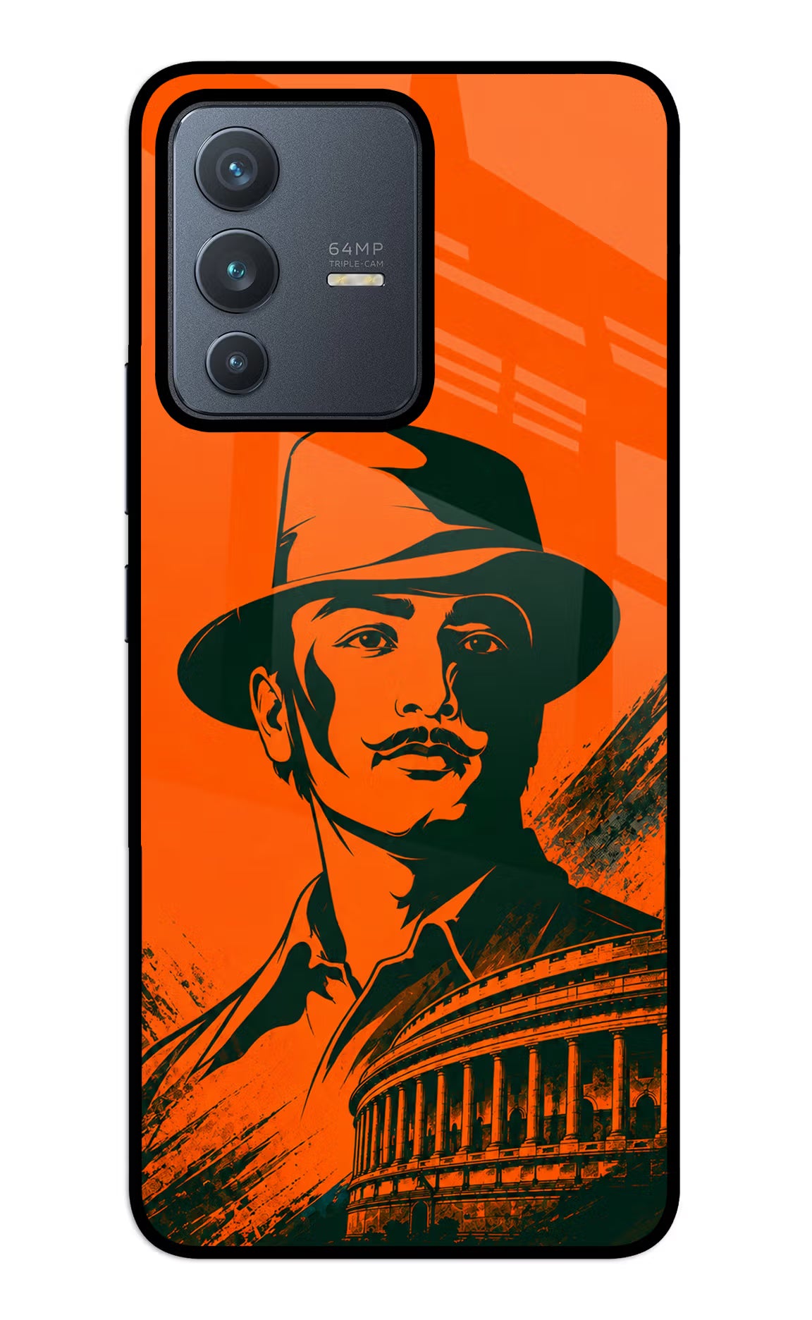 Bhagat Singh Legacy Vivo V23 5G Glass Case