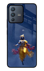 Cosmic Krishna Vivo V23 5G Glass Case