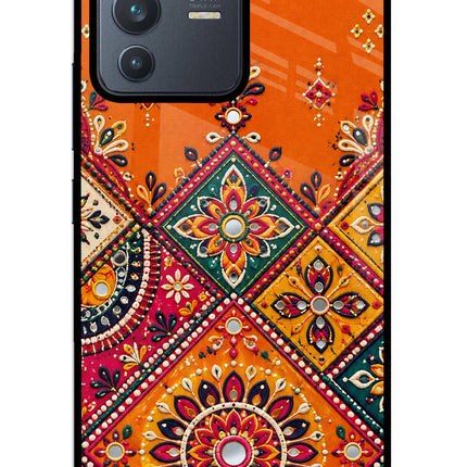 Kutch Glow Vivo V23 5G Glass Case