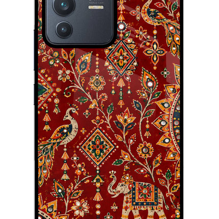Laal Riwaaz Vivo V23 5G Glass Case