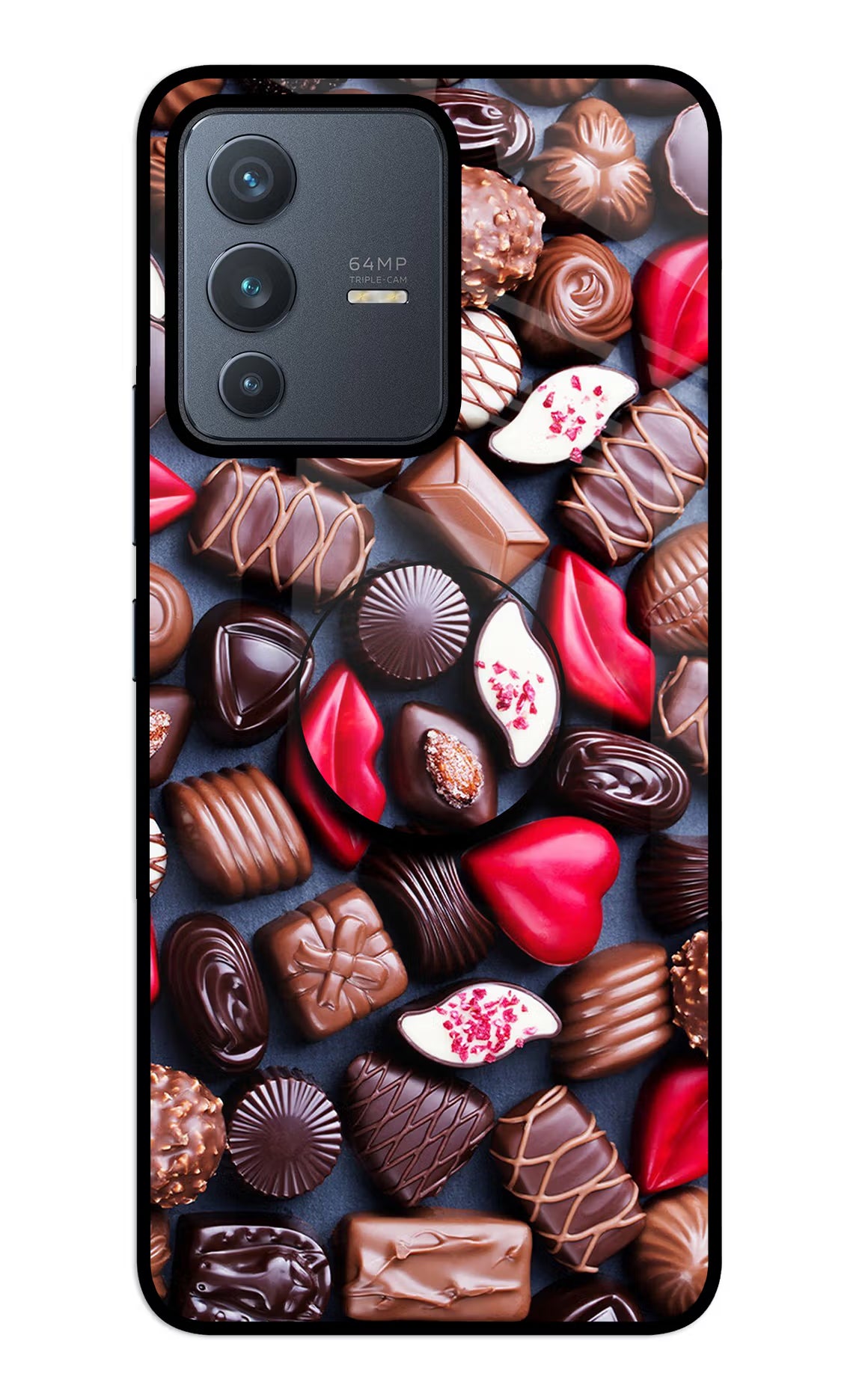 Chocolates Vivo V23 5G Pop Case by Casekaro