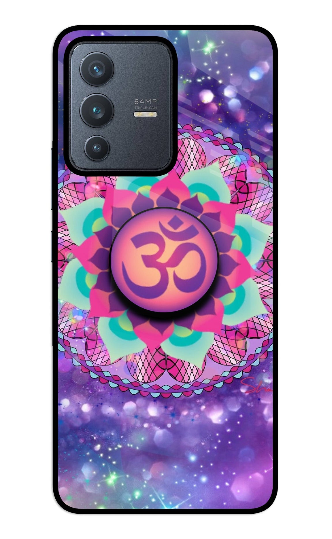 Om Purple Vivo V23 5G Pop Case