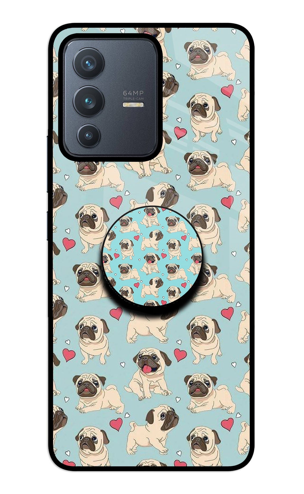 Pug Dog Vivo V23 5G Pop Case