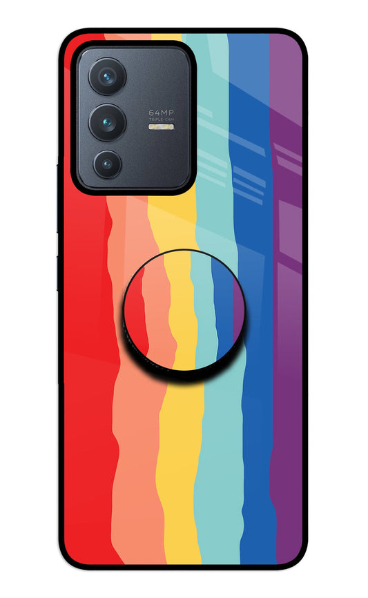 Rainbow Vivo V23 5G Glass Case