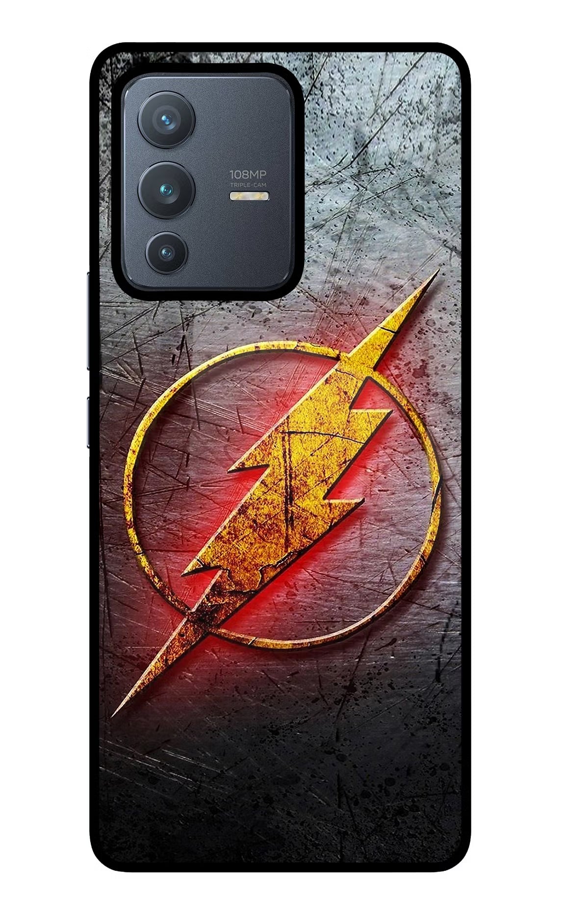 Flash Vivo V23 Pro 5G Glass Case Back Cover by Casekaro