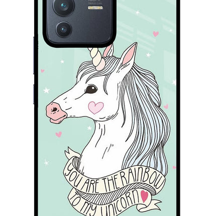 Unicorn Wallpaper Vivo V23 Pro 5G Glass Case
