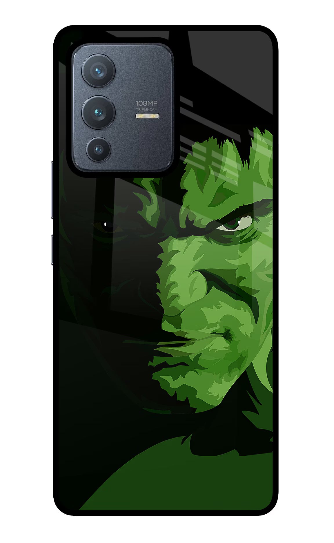 HULK Vivo V23 Pro 5G Glass Case Back Cover by Casekaro