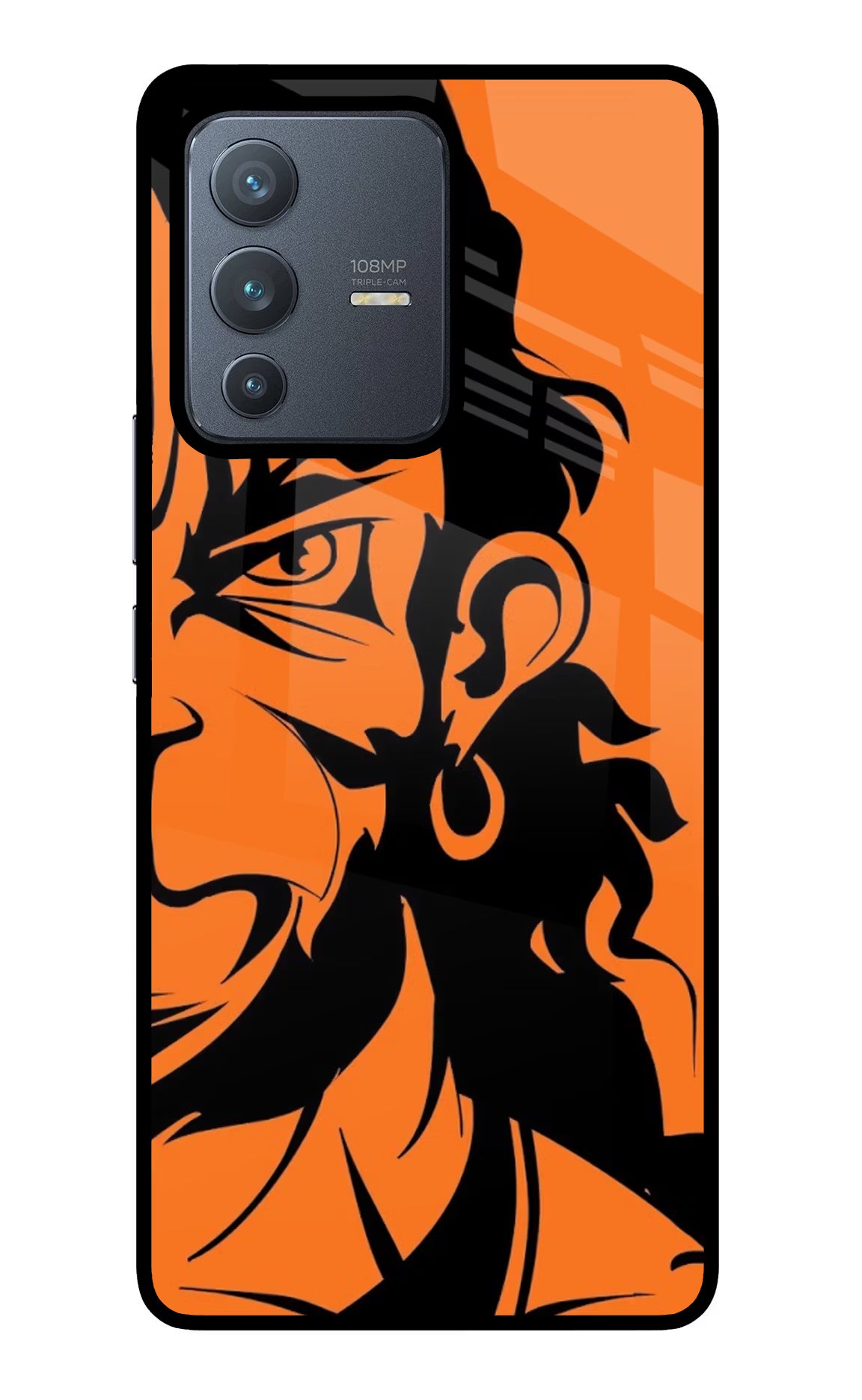 Hanuman Vivo V23 Pro 5G Glass Case Back Cover by Casekaro