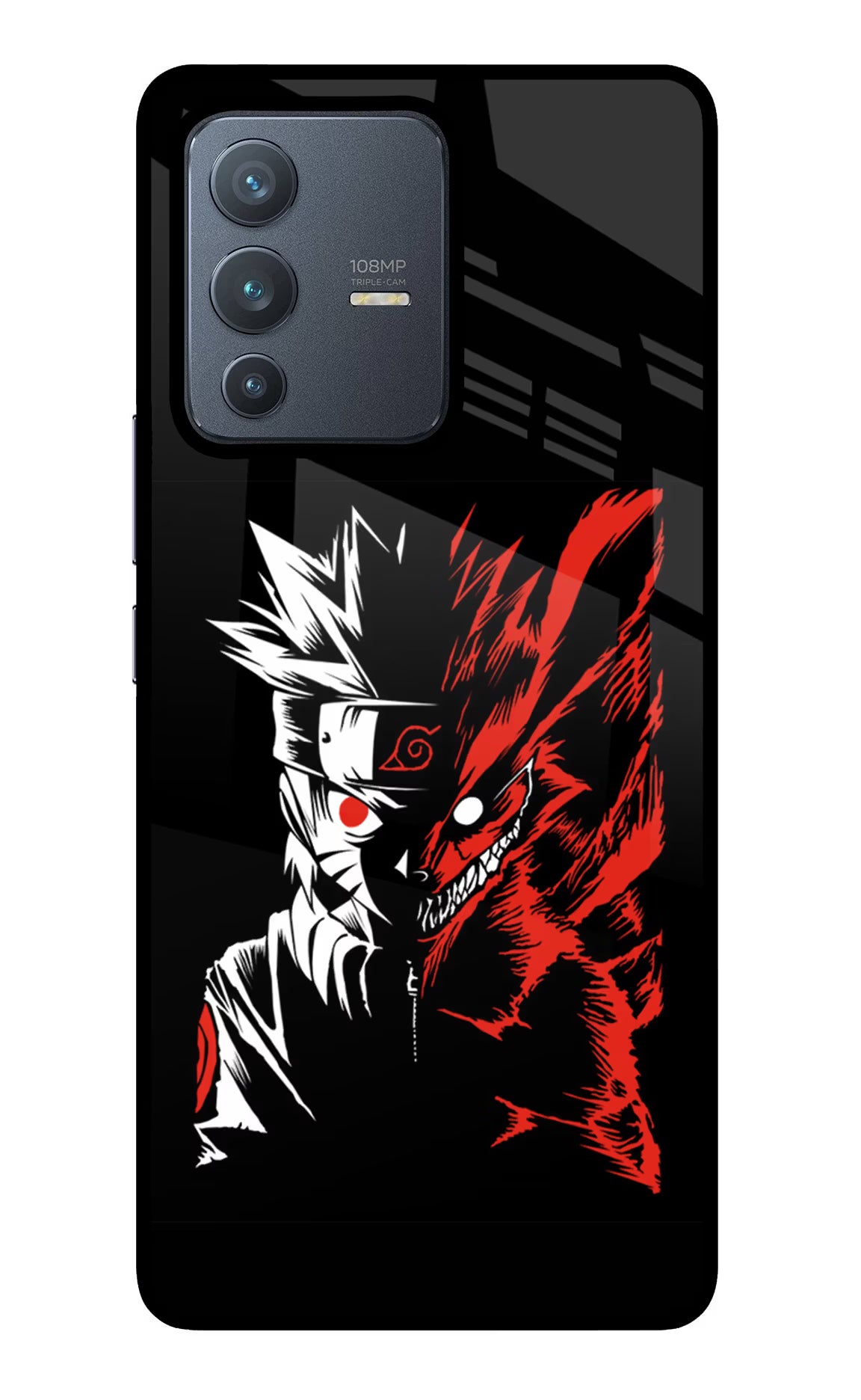 Naruto Two Face Vivo V23 Pro 5G Glass Case