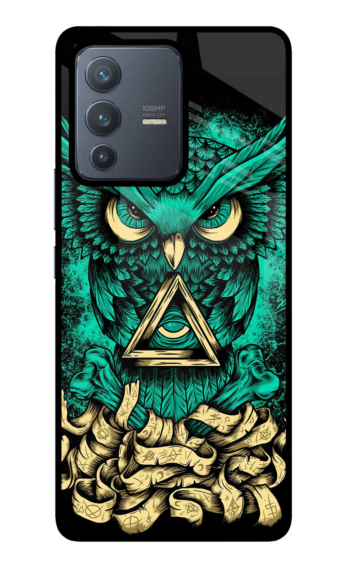 Green Owl Vivo V23 Pro 5G Glass Case