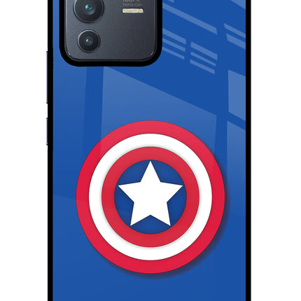 Shield Vivo V23 Pro 5G Glass Case Back Cover by Casekaro