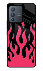 Fire Flames Vivo V23 Pro 5G Glass Case