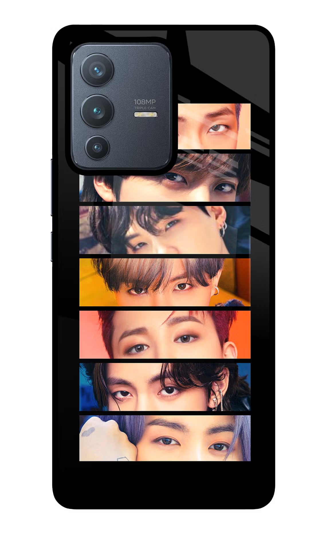 BTS Eyes Vivo V23 Pro 5G Glass Case