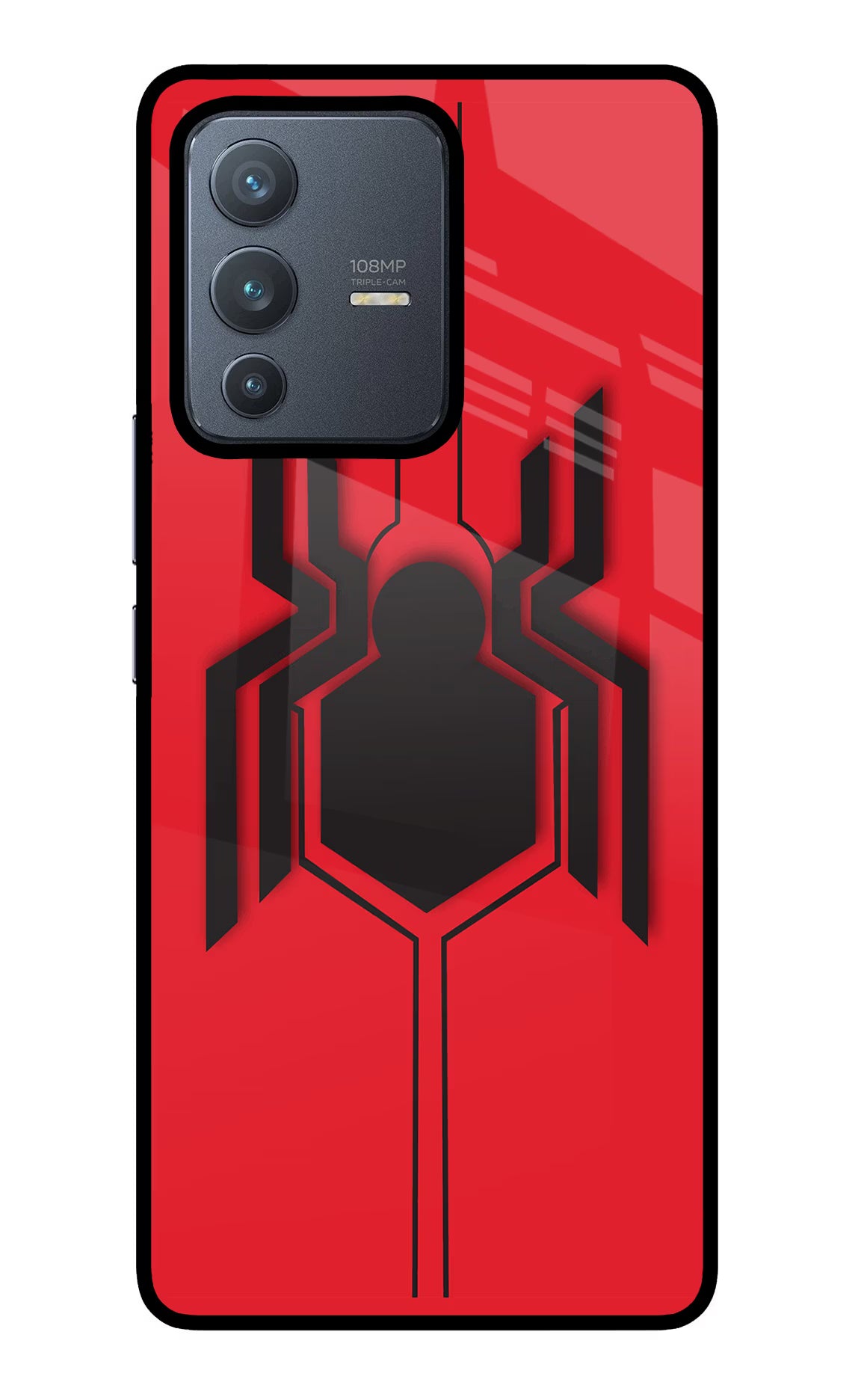 Spider Vivo V23 Pro 5G Glass Case Back Cover by Casekaro