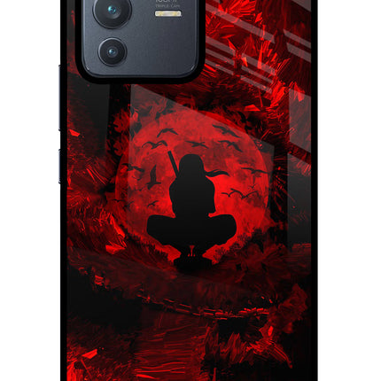 Itachi Uchiha Vivo V23 Pro 5G Glass Case Back Cover by Casekaro