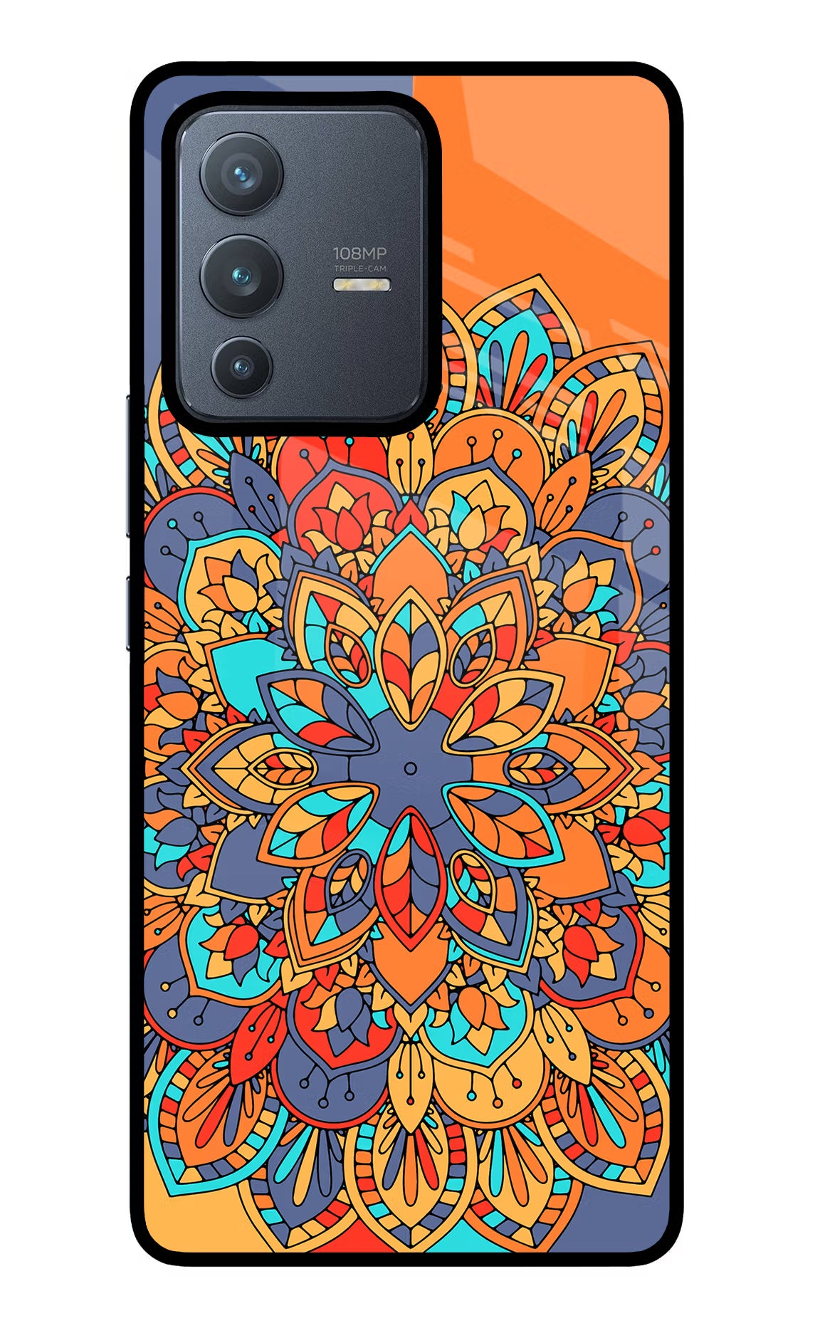 Color Mandala Vivo V23 Pro 5G Glass Case