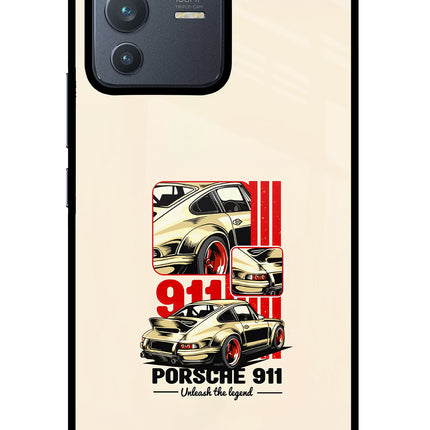 Classic Porsche 911 Vivo V23 Pro 5G Glass Case
