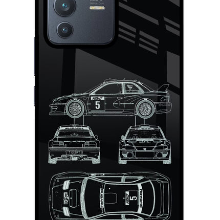 WRC'99 Vivo V23 Pro 5G Glass Case