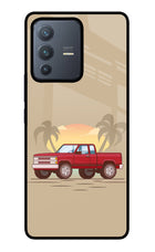 Desert Classic Drive Vivo V23 Pro 5G Glass Case