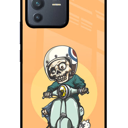 Undead Biker Vivo V23 Pro 5G Glass Case