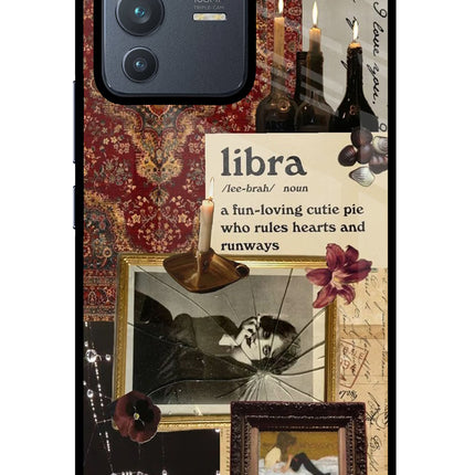 Libra Zodiac Vivo V23 Pro 5G Glass Case