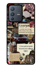 Taurus Zodiac Vivo V23 Pro 5G Glass Case