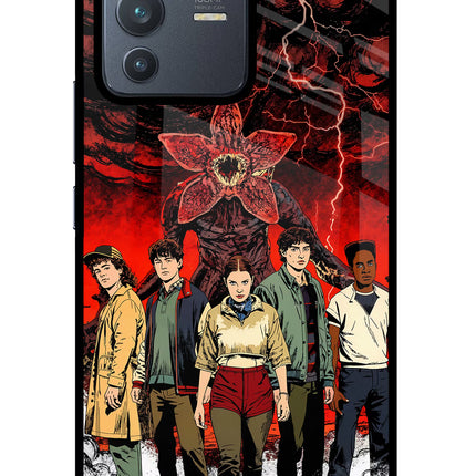 Ordinary Things Characters Vivo V23 Pro 5G Glass Case